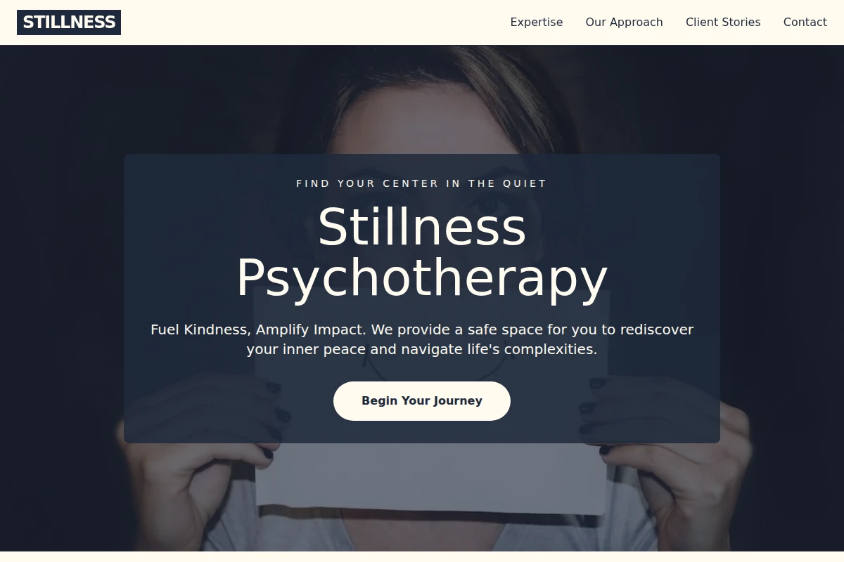 Stillness Psychotherapy